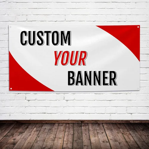 Miniatura 8 de Banners y letreros personalizados para exteriores, personalizables, con foto, texto, decoración de impresión para fiesta de cumpleaños, negocios, 4
