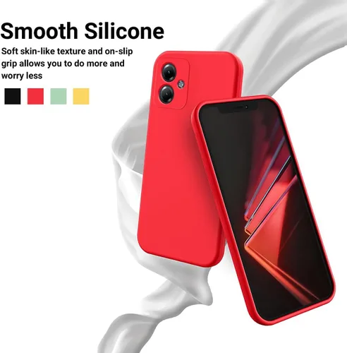 Miniatura 6 de Funda para teléfono Motorola G54 5G, Moto G54, goma de silicona líquida suave de alta calidad para mujeres y hombres, protección de cuerpo completo