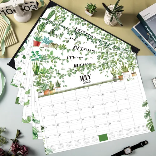 Miniatura 6 de Calendario de escritorio 2026 – Calendario de escritorio grande 2026 de 22 x 17 pulgadas, ene. 2026 - dic. 2026, calendario grande 2026, 12 meses
