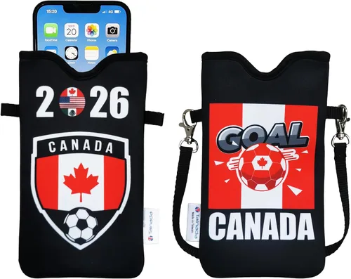 Miniatura 44 de Tainada Funda Estuche Bolsa de Neopreno para Teléfono para Hombres y Mujeres con Correa Cruzada/Cordón para el Cuello para iPhone 17/16/15 Pro Max