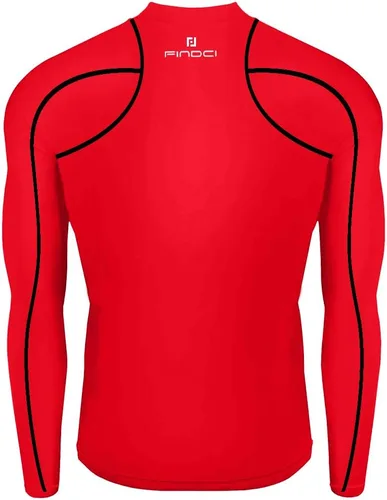 Miniatura 3 de Conjunto deportivo para correr para hombre, camisa de compresión + pantalones ajustados a la piel, manga larga, secado rápido, ropa deportiva