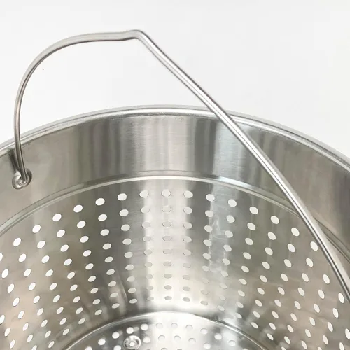 Miniatura 6 de Olla de acero inoxidable con cestas de vapor/hervidora/freír