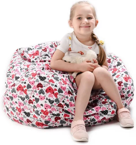 Miniatura 17 de YuppieLife Funda para puf de almacenamiento de animales para niños