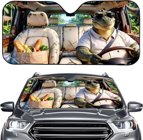 Miniatura 43 de SEANATIVE Parasol divertido para parabrisas de automóvil, protección contra rayos UV, protector de ventana delantera, diseño de ojos enojados