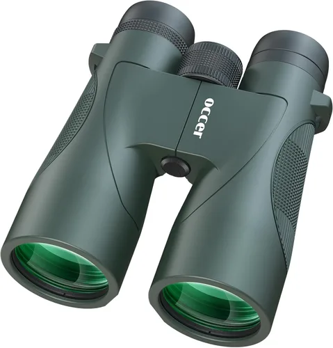 Miniatura 9 de OccER 12x50 Binoculares para Adultos de Alta Potencia - Binoculares HD para Observación de Aves para Caza con Visión Clara - Binoculares de Enfoque