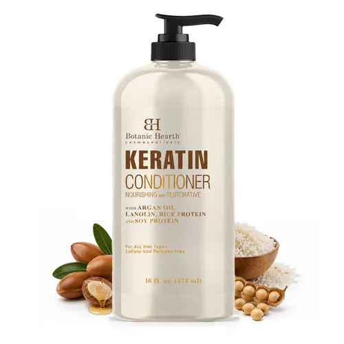 Miniatura 11 de Botanic Hearth Acondicionador de biotina con aceite de jengibre y queratina, para el crecimiento del cabello, con extracto de cúrcuma, aceite