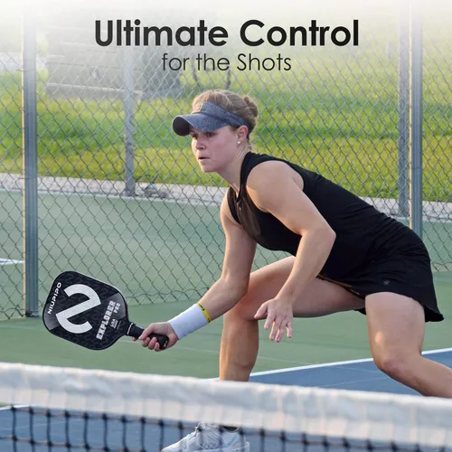 Miniatura 6 de niupipo Pickleball Paddles Set of 2/4/1, USAPA Approved Carbon Fiber & Fiberglass Hybrid, Easy Power, Polypropylene Honeycomb Core, Cushioned 4.72