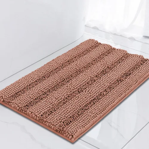 Miniatura 39 de Turquoize Alfombras de Baño de Chenilla Peludas Alfombra de Baño Antideslizante Gruesas Alfombras Peludas para Baño Chenilla Juego de Alfombra