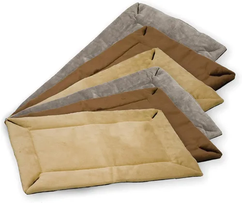 Miniatura 9 de K&H Pet Products Almohadilla Autocalentable para Jaula de Perro, Mediano Colchoneta Autocalentada para Cama de Perro y Gato, Portátil, Lavable a Gris