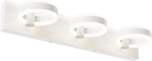 Miniatura 8 de Lámparas LED de baño, luces negras de tocador de 15 pulgadas, modernos apliques de pared acrílicos de 2 luces, accesorio de iluminación de pared