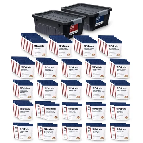 Miniatura 11 de 4Patriots suministro de alimentos para emergencias, kit de supervivencia para 72 horas, vida útil de 25 años, 16 porciones