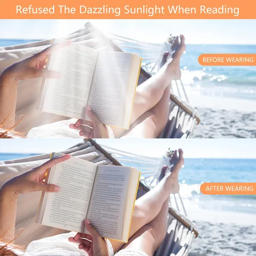 Miniatura 4 de YIMI Gafas de sol bifocales polarizadas para lectura con protección UV400, lentes de bloqueo de luz azul, lentes de lectura bifocales tintadas