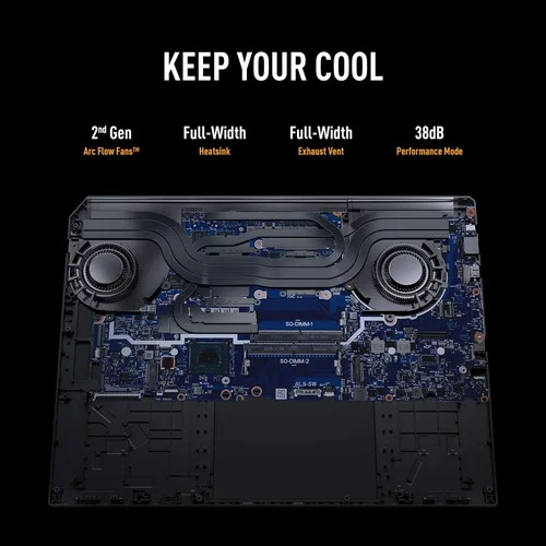 Miniatura 6 de ASUS TUF Gaming F16 (2025) - Laptop para juegos, pantalla IPS-Level FHD+ de 16” a 165 Hz, 16:10, procesador Intel® Core™ i7 14650HX, NVIDIA® GeForce