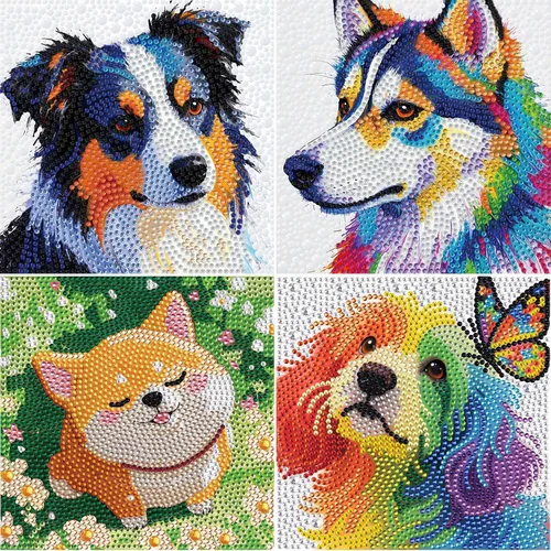 Miniatura 8 de UiSdfuy Kits de arte de diamantes para niños, artes y manualidades de 8, 9, 10, 11 y 12 años, arte de diamantes para niños, arte de gemas paquete