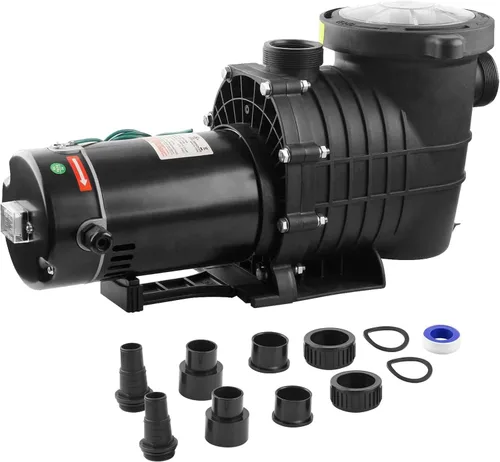 Miniatura 14 de Bomba de piscina sobre el suelo/enterrada, bomba de piscina de 2HP 6900 GPH autocebante potente para piscinas de 15,000-31,000 con cesta filtrante
