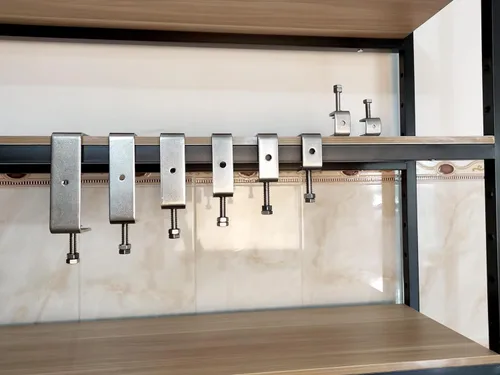 Miniatura 4 de Abrazaderas C de acero inoxidable de 3.2 pulgadas para montaje, abrazadera en U de metal resistente para trabajo de metal, abrazadera de escritorio