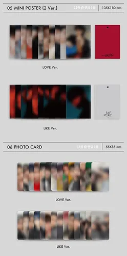 Miniatura 6 de KAKAO M OMEGA X - LOVE ME LIKE (2nd Mini Album) Album (LIKE ver.)