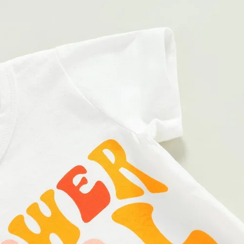 Miniatura 41 de Eadrioss Ropa para bebé niña pequeña, traje de campana de manga corta, camisa de flores para niños, pantalones florales acampanados, ropa de verano