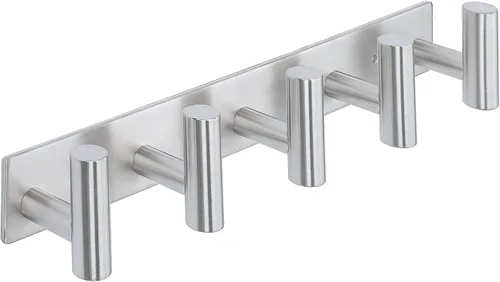 Miniatura 9 de Alise - Perchero negro para sombreros y abrigos con 3 ganchos para montaje en pared Self Adhesive or Wall Drilling,Wall Hooks for Hanging Robes