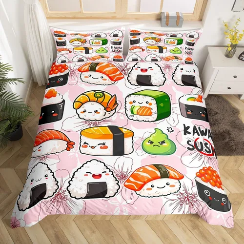 Miniatura 21 de Manfei Juego de funda de edredón occidental, tamaño individual, juego de ropa de cama de caballo de vaquero de 2 piezas, funda de edredón de cactus