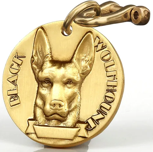 Miniatura 10 de Etiqueta de perro retro de cobre puro tridimensional con estampado de mascotas en relieve, etiquetas personalizadas para mascotas, etiquetas