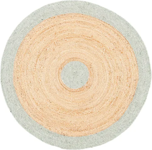 Miniatura 31 de SAFAVIEH Braided Collection BRD910B - Alfombra redonda de yute reversible de 3 pies, color beige y natural, hecha a mano