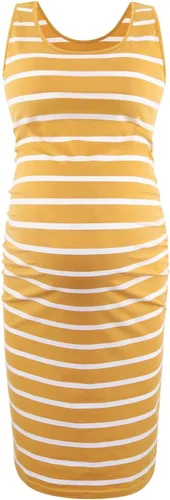 Miniatura 2 de Liu & Qu Vestidos de maternidad sin mangas para mujer, vestido ajustado fruncido lateral para uso diario o baby shower