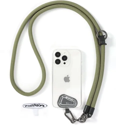 Miniatura 17 de Cordón para teléfono celular ×1, Pestaña de sujeción ×2, Correa de teléfono ajustable universal, Cruzada, Cordón para el cuello, Correa de cuerda