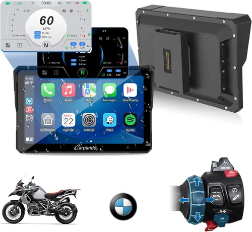Miniatura 10 de CARPURIDE W125S Carplay inalámbrico HD de 11.26 pulgadas y pantalla automática Android, cámara 4K + 1080P+1080P Dash para automóviles con tarjeta