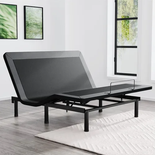 Miniatura 9 de SunsGrove Base de cama ajustable Twin XL con control remoto inalámbrico, gravedad cero, inclinación de cabeza y pie, antirronquidos, preajustes