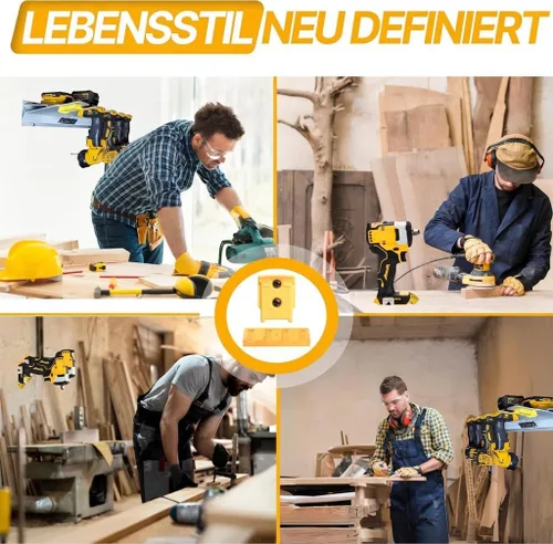 Miniatura 7 de DeWalt Paquete de 4 Soportes de Herramientas y Batería para Herramientas de 20V