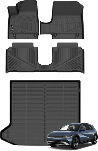 Miniatura 124 de Tapetes de piso para todo clima y forro de carga con respaldo para Chevrolet Suburban de 7 asientos 2021-2025 / GMC Yukon XL de 7 asientos