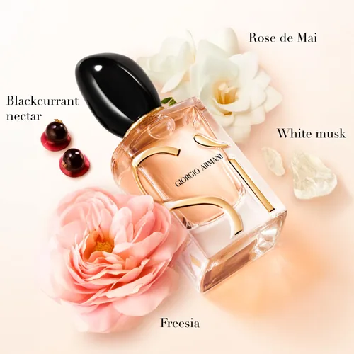 Miniatura 2 de Armani Beauty - Sì - Eau de Parfum - Perfume para mujer - Fragancia Chypre moderna - Néctar de grosella negra, Rosa de mayo y Freesia, notas