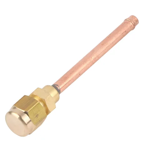 Miniatura 5 de Válvula de servicio R410, válvula de servicio de latón unidireccional Modo de conducción manual Válvula de acceso de refrigeración de aire
