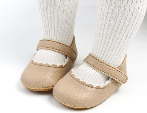 Miniatura 3 de SOFMUO Mary Jane - Zapatos planos con lazo, zapatos de ballet para niñas pequeñas, primeros caminantes, para boda, Navidad, zapatos de vestir
