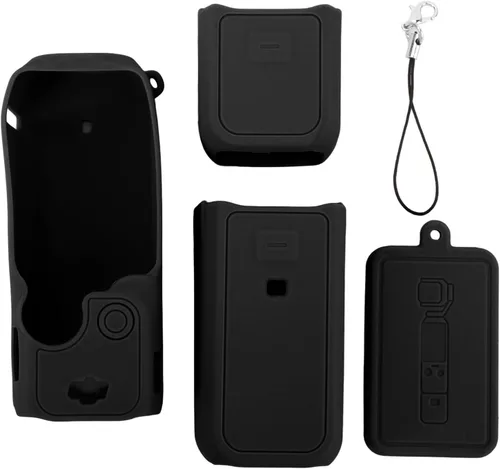 Miniatura 6 de Yunseity Funda de silicona para cámara deportiva, 3 fundas protectoras, funda suave y flexible para cámara OSMO 3, accesorio protector completo