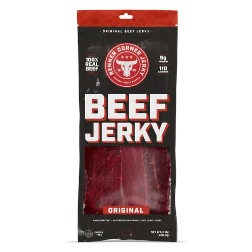 Miniatura 18 de Renner Corner Jerky's Maple Jalapeño Beef Jerky (2.5 onzas) - 100% natural, carne de res premium hecha a mano, fabricada en Dakota del Sur, sin