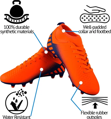 Miniatura 3 de Vizari Zapatos de fútbol para niños Santos MC JR Outdoor Firm Ground para niños y niñas