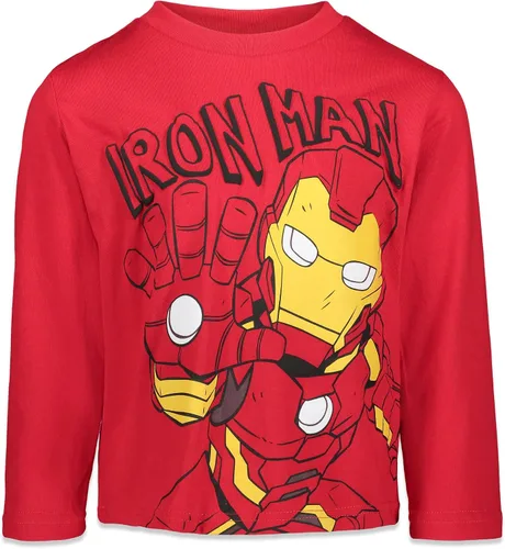 Miniatura 4 de Marvel Avengers - Paquete de 3 camisetas gráficas de manga larga color verde