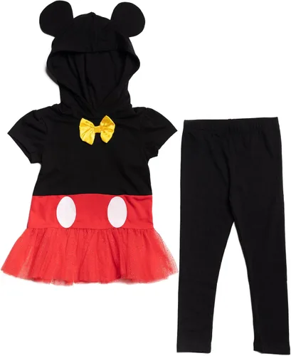 Disney Pixar Toy Story Minnie Mouse Mickey Mouse Winnie the Pooh - Conjunto de camiseta y leggings para niñas pequeñas