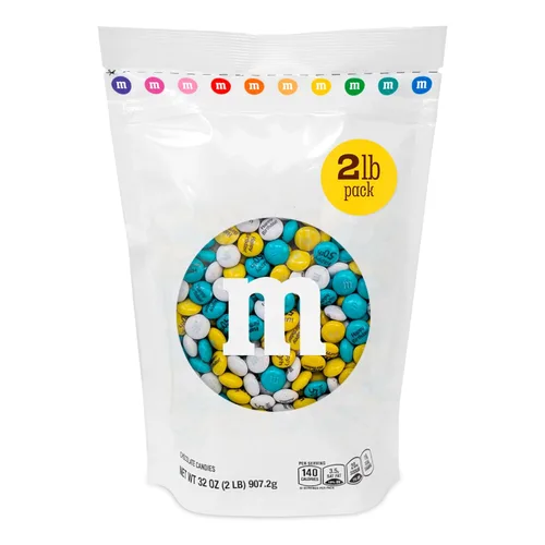 Miniatura 13 de M&M'S - Dulce de chocolate con leche para cumpleaños de 16 años, 2 libras de dulces a granel, perfectos para regalos de cumpleaños, cupcakes
