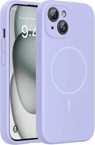 Miniatura 97 de Miracase Funda diseñada para iPhone 13, con protector de pantalla de vidrio templado, forro de microfibra suave antiarañazos, funda de goma