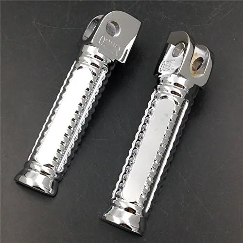 HTT Front Foot Pegs For Yamaha YZF 600R R6 R6S R1 FZ6 FZ Fazer XJR FJR 1300 Cromado