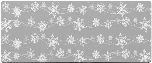 Miniatura 7 de Tapete de baño con diseño de copos de nieve gris para bañera, antideslizante, de secado rápido y absorbente, tierra de diatomeas, para ducha