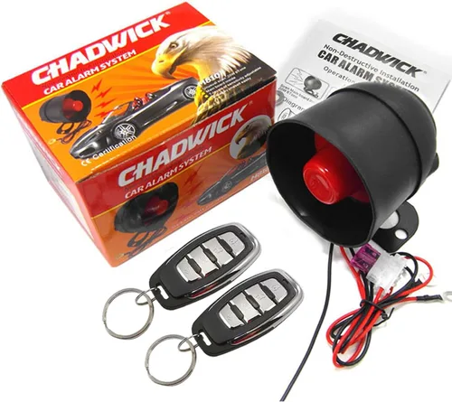 Miniatura 11 de Alarma de sirena de bocina de automóvil, sistema de protección de seguridad universal para automóvil con 2 controles remotos, sensibilidad de 7