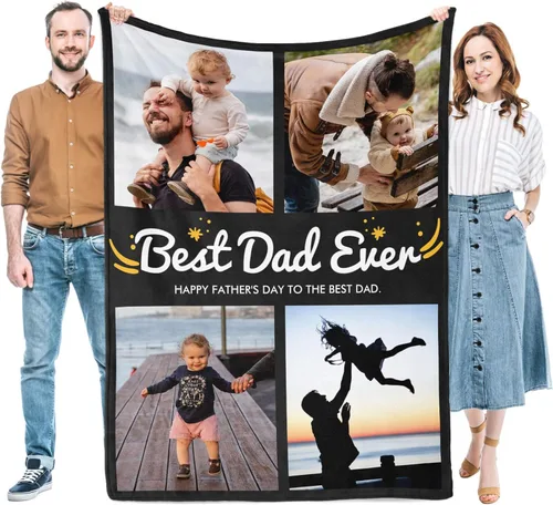 Miniatura 15 de Regalos para mujeres/hombres, manta personalizada de cumpleaños con imagen, mantas personalizadas con fotos, día de San Valentín, Navidad, regalos