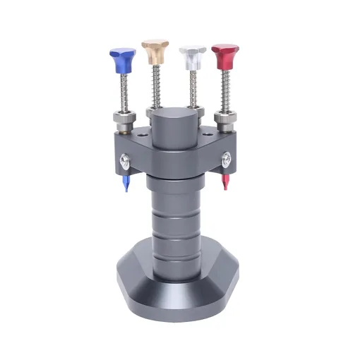 Miniatura 5 de Kaibrite Kit de reparación de prensatelas manuales de reloj de alta precisión, 4 tamaños de aguja, material de acero, fácil de usar, larga vida útil