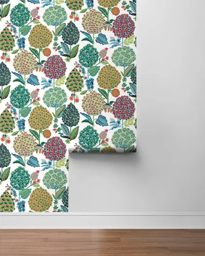 Miniatura 8 de NextWall Blooming Bulbs - Papel tapiz floral para despegar y pegar (Summer Spritz)
