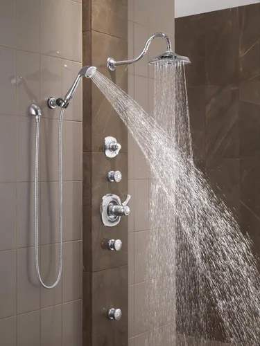 Miniatura 8 de DELTA FAUCET -FAUCET 50102-KS Spray de montaje superficial/chorro de cuerpo, acero inoxidable negro