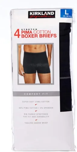 Miniatura 5 de Kirkland Signature Calzoncillos tipo bóxer para hombre paquete de 4 Variados
